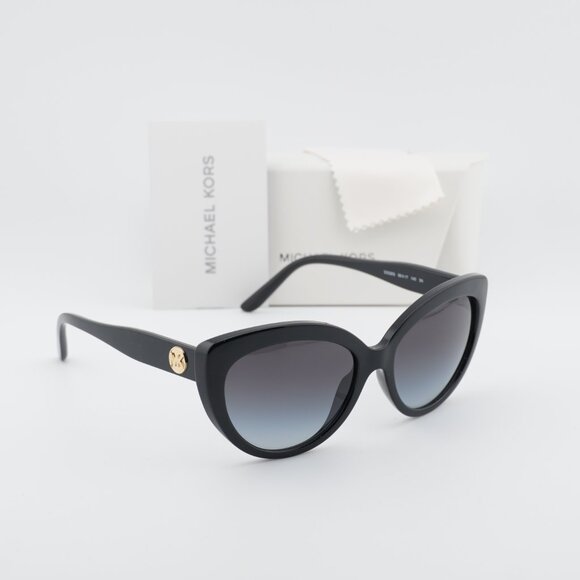 Michael Kors MK2122 33328G Cat Eye Sunglasses - Black/Grey Gradient - Picture 7 of 9